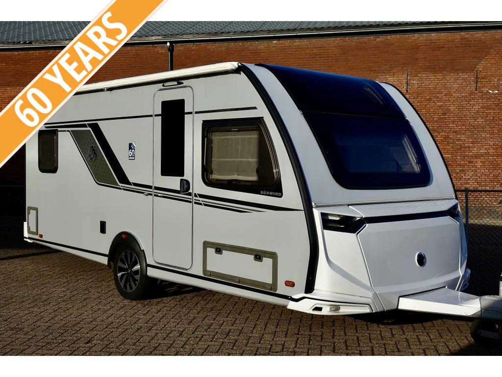 Knaus Sudwind 60Years 500 UF 2022 Luifel Mover Pano ALKO-ATC, Rondzit, Dwarsbed, 5 tot 6 meter, Knaus
