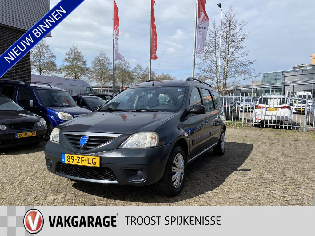 Dacia Logan MCV 1.6 Ambiance 7 Persoons,APK 10-01-2027,Airco, Auto's, Metallic lak, Stof, 4 cilinders, 635 kg