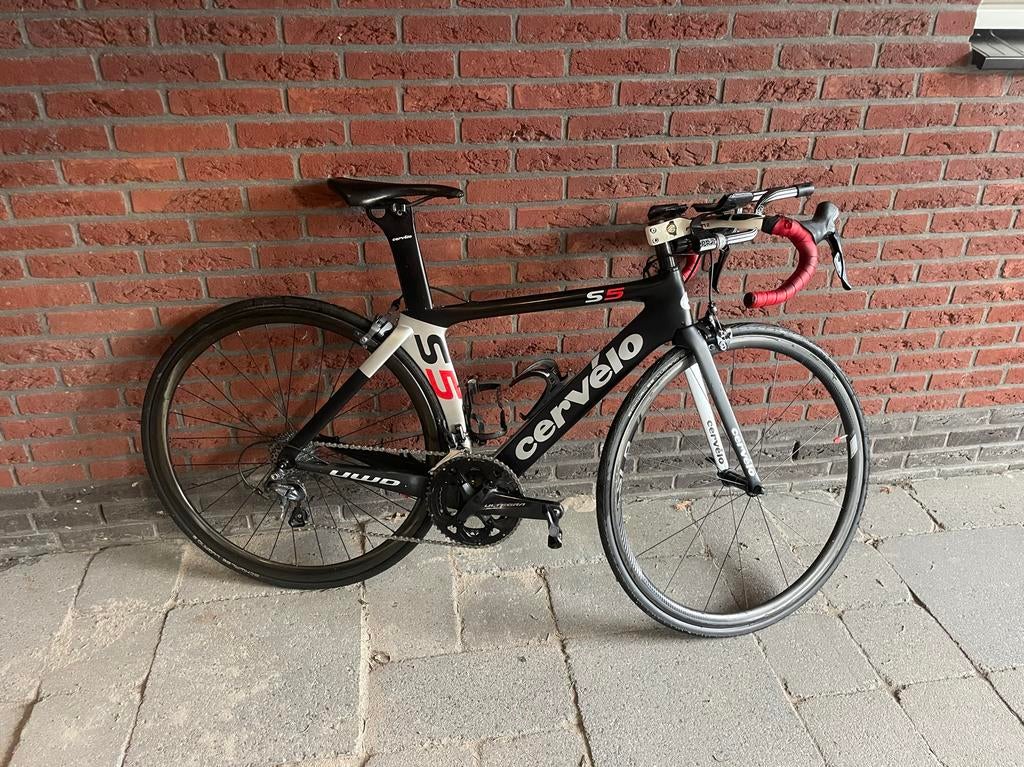 Cervelo racefiets S5 Ultegra, Fietsen en Brommers, Fietsen | Racefietsen, Gebruikt, Overige merken, Meer dan 20 versnellingen