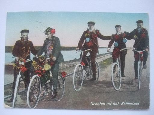 P218 Groeten uit het Bollenland (Hillegom?), Verzenden, Voor 1920, Gelopen, Zuid-Holland