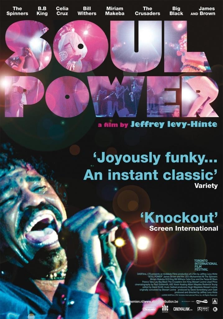 SOUL   POWER     filmposter**., Verzenden, Nieuw, Poster, Artwork of Schilderij
