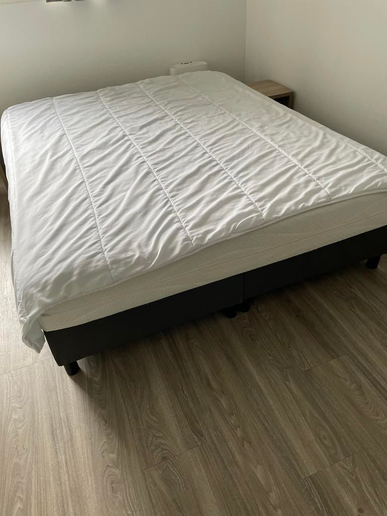 2 persoons bed 160x200 boxspring, Ophalen, Tweepersoons, Zo goed als nieuw, 200 cm