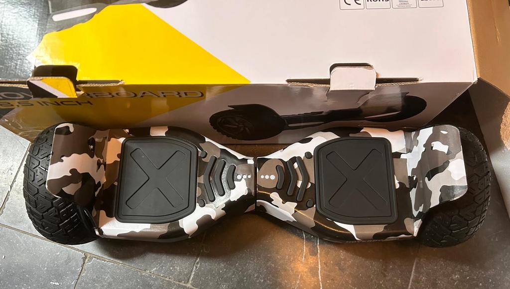 Hoverboard 8,5 inch camo grey - nieuw, Ophalen of Verzenden, Nieuw