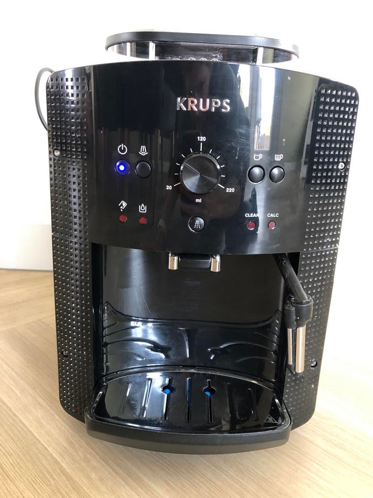 Krups EA81 automatisch Koffiezetapparaat, Afneembaar waterreservoir, Gebruikt, Koffiemachine, Koffiebonen