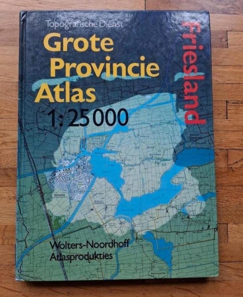 Grote provincie atlas Friesland
Wolters noordhoff atlas, Boeken, Atlassen en Landkaarten, Ophalen of Verzenden, 1800 tot 2000