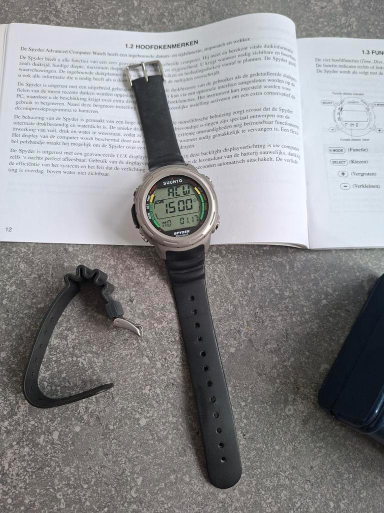 Suunto duikcomputer duikhorloge ALS NIEUW!!, Ophalen of Verzenden, Zo goed als nieuw, Duikcomputer