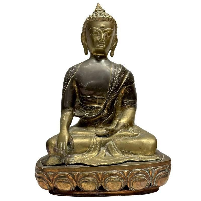 Boeddha begin 20e eeuw in brons – Sino-Tibetaans – lot 476, Ophalen of Verzenden, Gebruikt