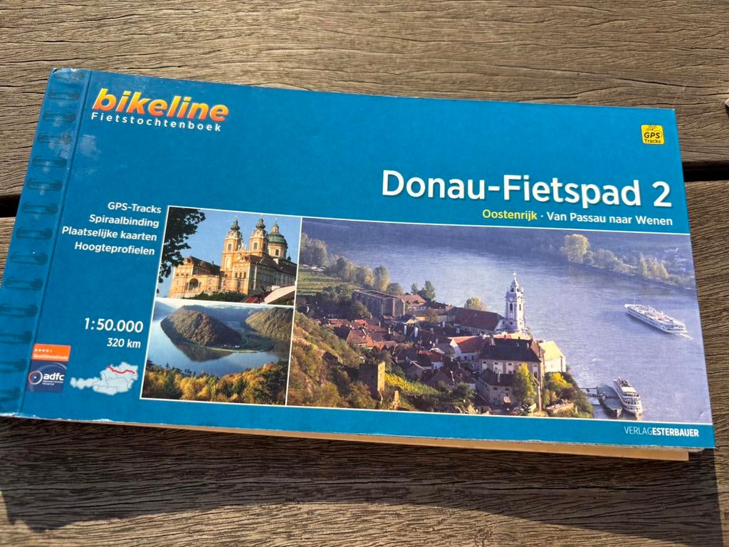 Donau fietspad 2 Oostenrijk Wenen bikeline, Overige merken, Europa, Ophalen of Verzenden, Zo goed als nieuw