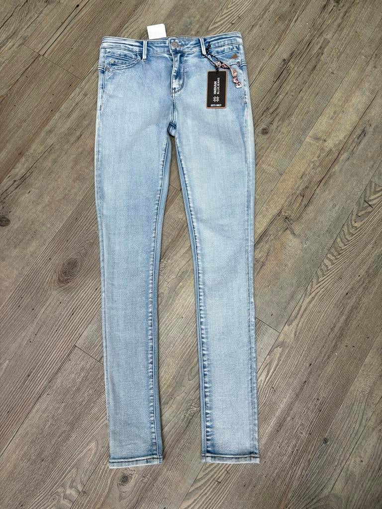 Indian Blue Jeans - Lichtblauwe High Waist Jeans (Nieuw), Ophalen of Verzenden, Nieuw, Blauw, Overige jeansmaten