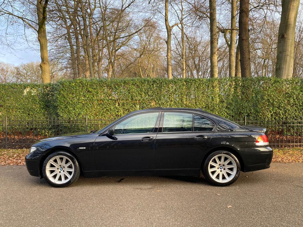 BMW 7-serie 745i Shadow Line, Leer, Open Dak, 333PK!, Auto's, Automaat, Achterwielaandrijving, Gebruikt, 1885 kg