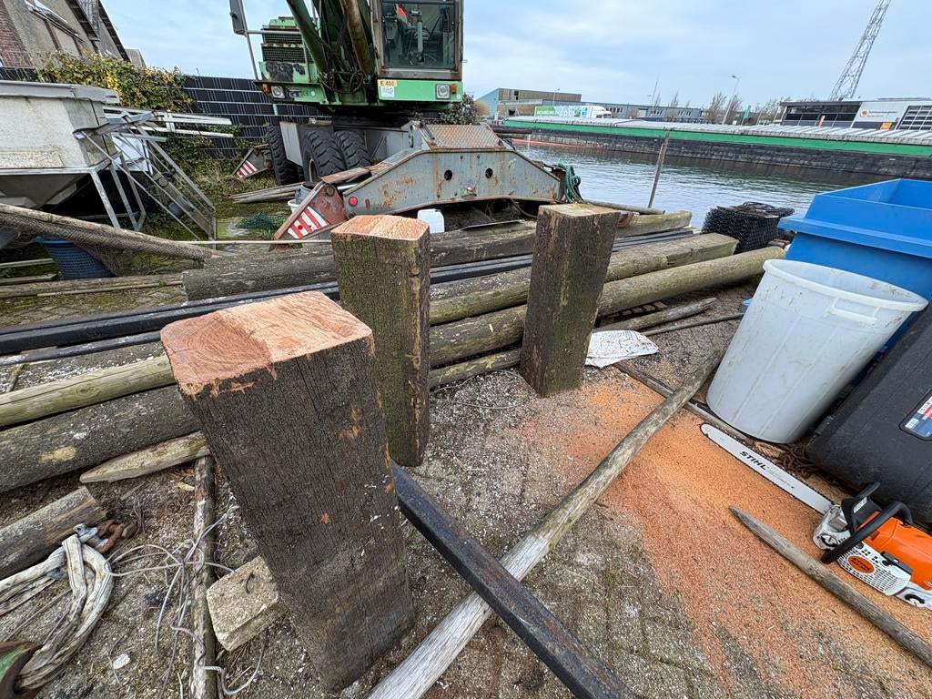 Meerpalen op maat gezaagd, Ophalen, Gebruikt, Balk, Overige houtsoorten