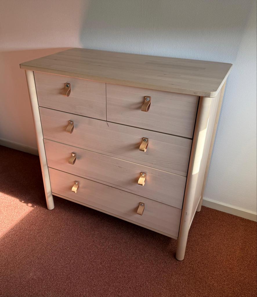 Ikea Björksnäs ladekast, Ophalen, Gebruikt, 5 laden of meer, 100 tot 150 cm