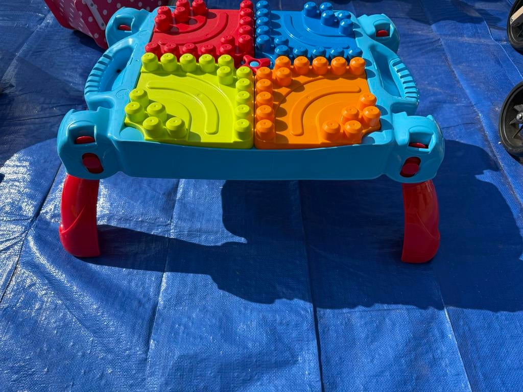 Blokkentafel om te bouwen - Kleurrijk speelplezier, Ophalen, Gebruikt, Overige merken