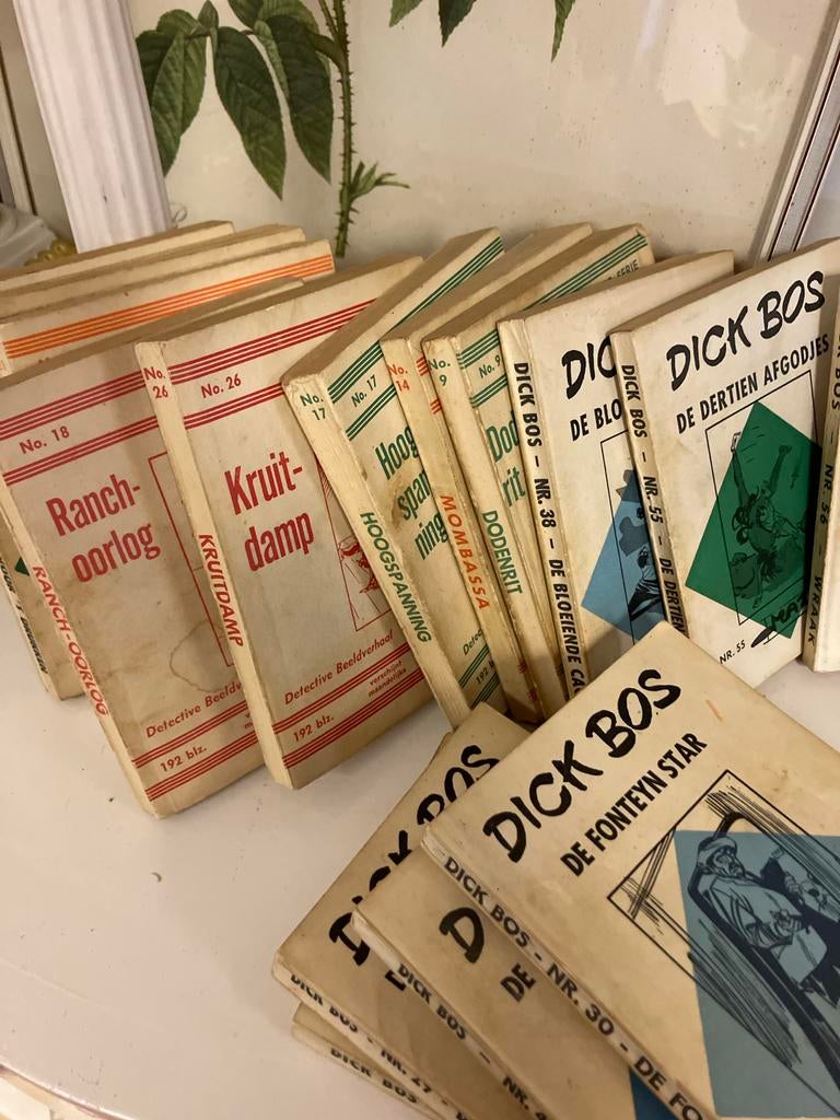 17 Dick Bos boekjes, Meerdere stripboeken, Ophalen of Verzenden, Gelezen