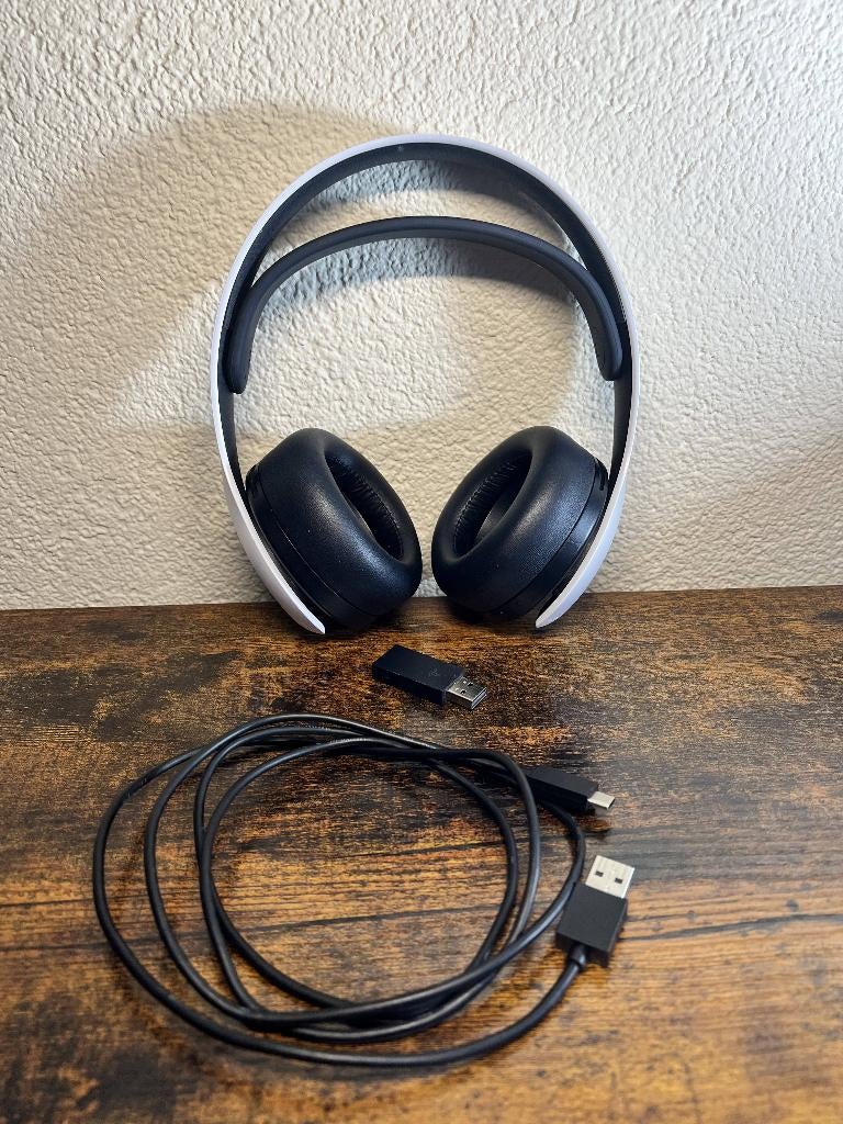 Sony Pulse 3D Wireless Headset PS5 (Compleet & Netjes), PlayStation 5, Overige typen, Ophalen of Verzenden, Zo goed als nieuw