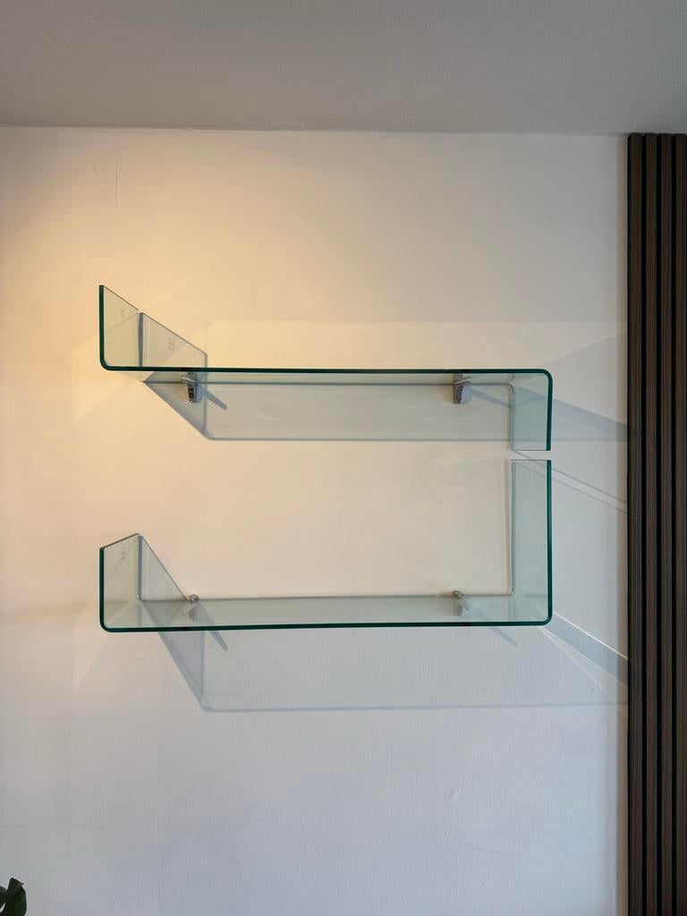 Exclusief Fiam Babila Glazen Design Wandmeubel, Ophalen, Zo goed als nieuw