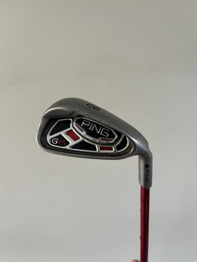 Ping G15 Ijzer 8 | Black Dot | SR Flex | Nette Staat, Ping, Zo goed als nieuw, Club, Ping