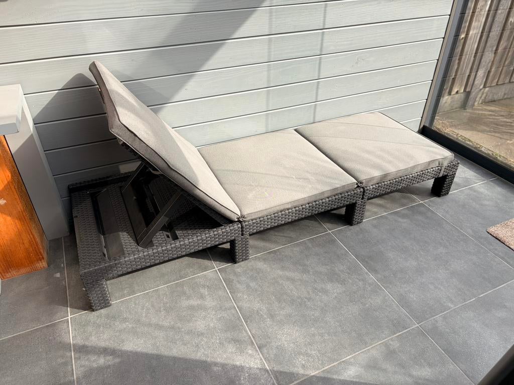 Ligbed Keter Daytona Deluxe, Ophalen, Kunststof, Verstelbaar