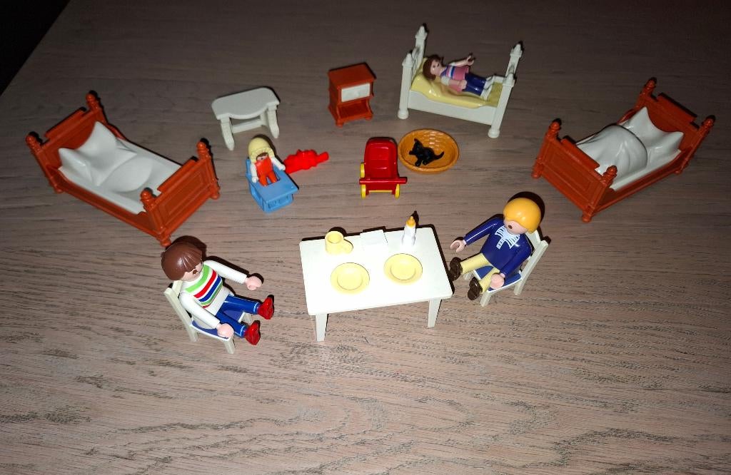 Playmobil set meubeltjes en poppetjes, Ophalen of Verzenden, Zo goed als nieuw, Complete set