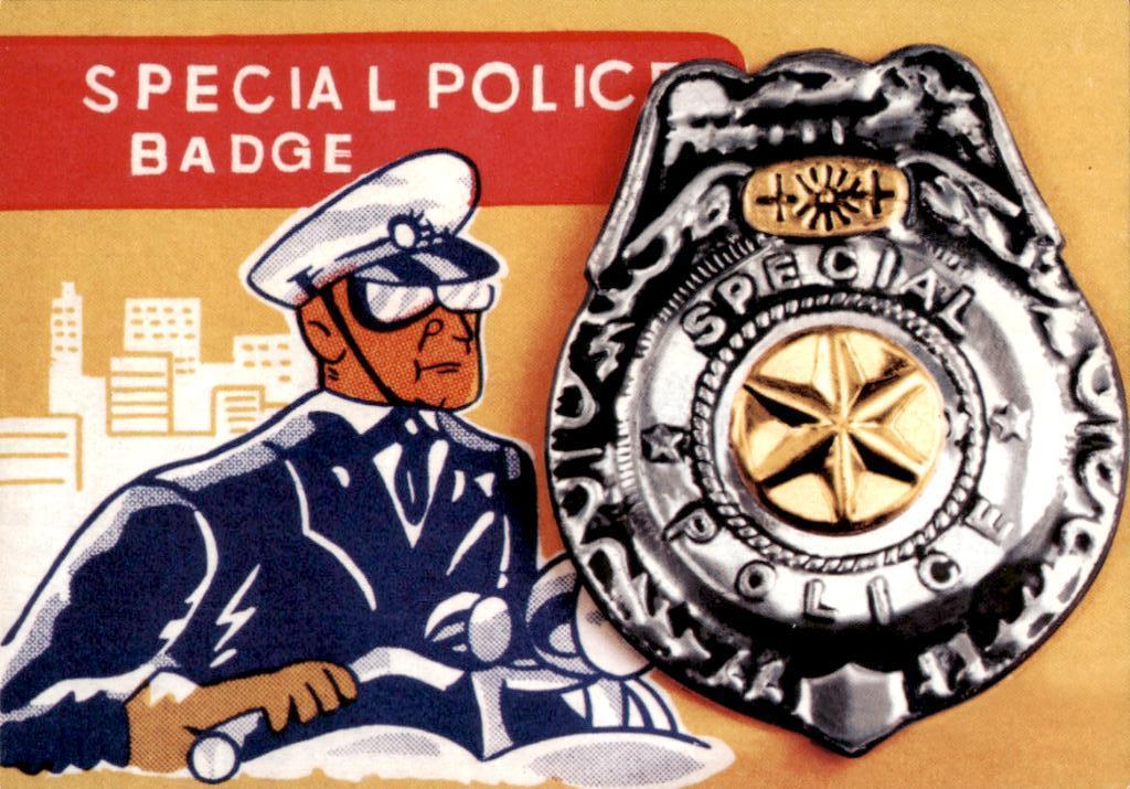 special police badge, Plastock collectie, Verzamelen, Verzenden, 1980 tot heden, Ongelopen, Overige thema's
