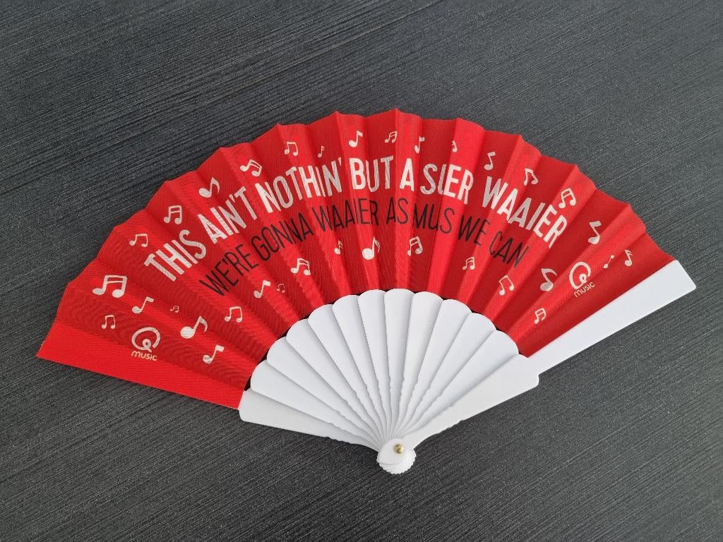 Qmusic handwaaier, Ophalen of Verzenden, Nieuw