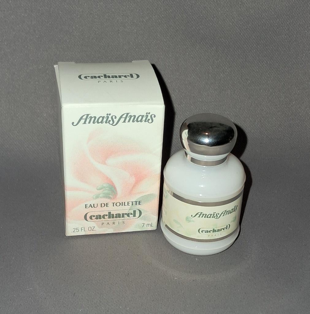 Parfum miniatuur Cacharel Anais + doosje, Ophalen of Verzenden, Zo goed als nieuw, Miniatuur, Gevuld