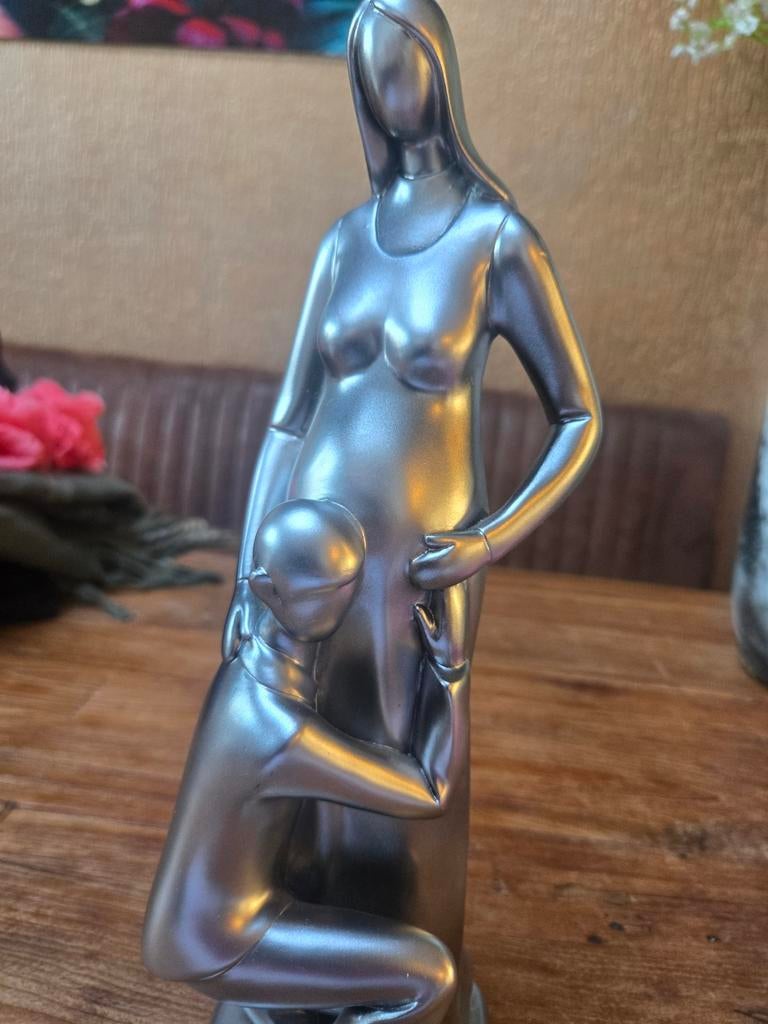 Prachtig beeld, Zwangere Vrouw, Koppel, Ophalen of Verzenden