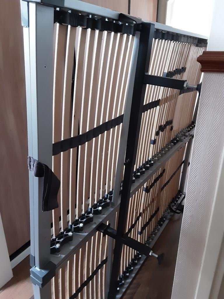 Lattenbodem 160x210 cm, Ophalen, 210 cm, Tweepersoons, Zo goed als nieuw