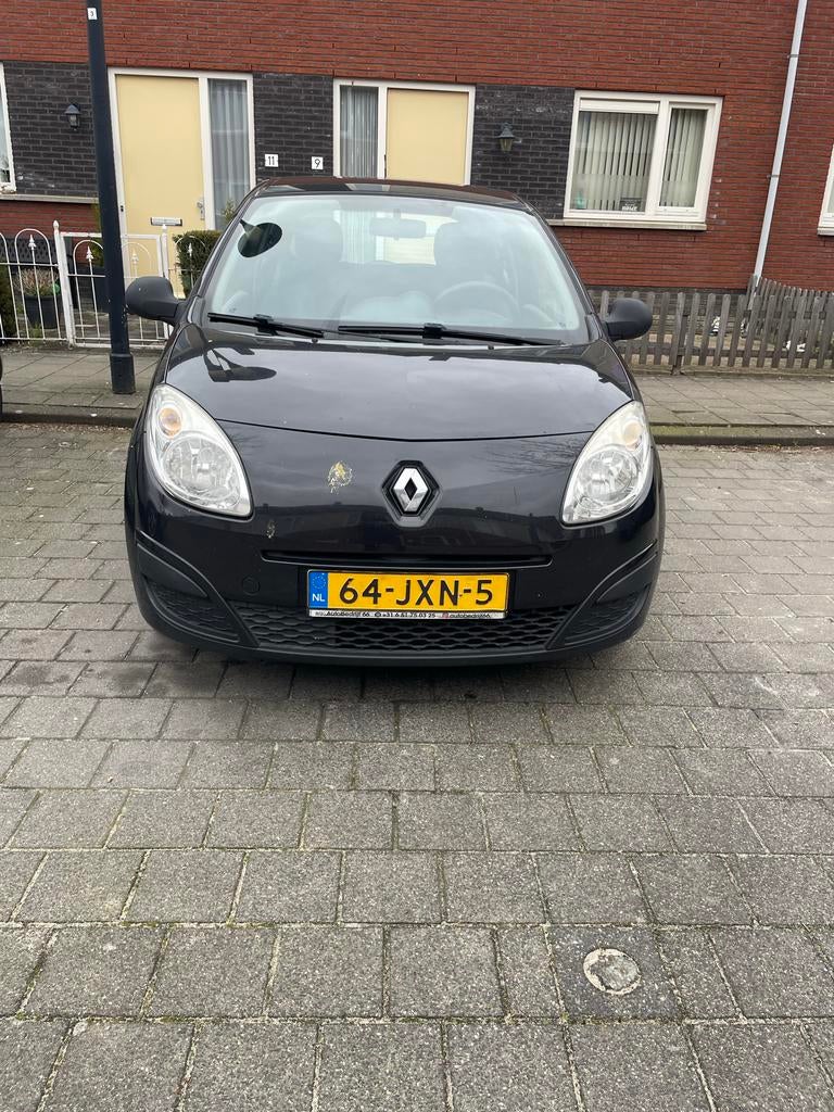 Renault Twingo 1.1 2009 Zwart, Voorwielaandrijving, Twingo, 31 €/maand, 4 cilinders