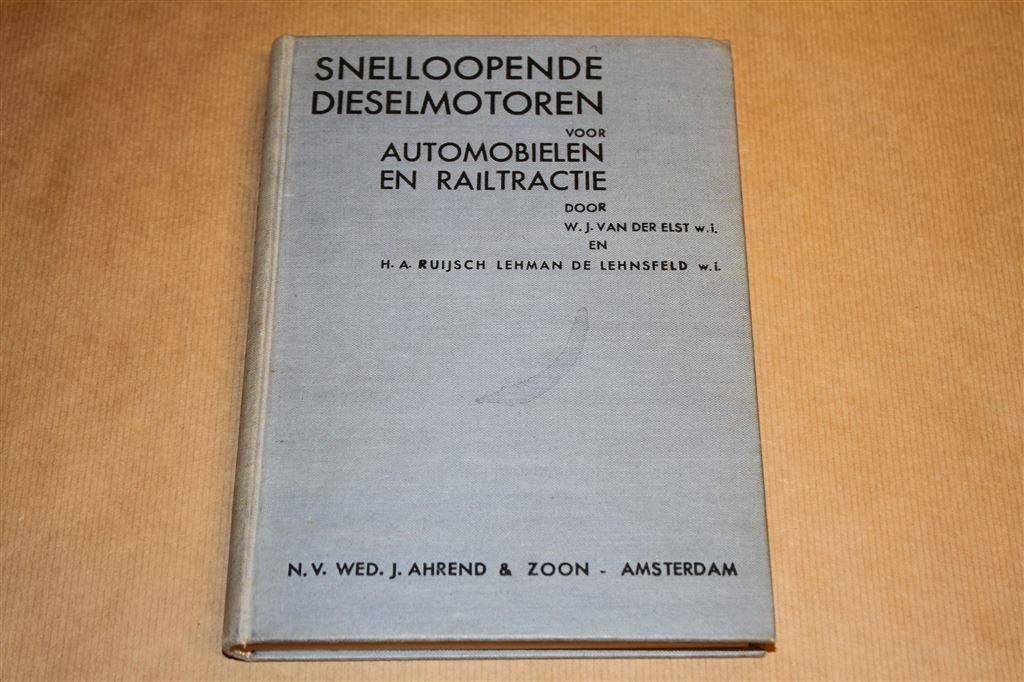 Snelloopende dieselmotoren voor automobielen - 1935 !!, Boeken, Ophalen of Verzenden, Gelezen, Overige merken