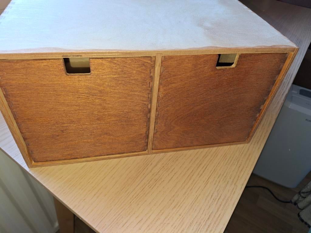 Houten ladekastje Ikea, Ophalen, Minder dan 50 cm, Gebruikt, 1 of 2 laden