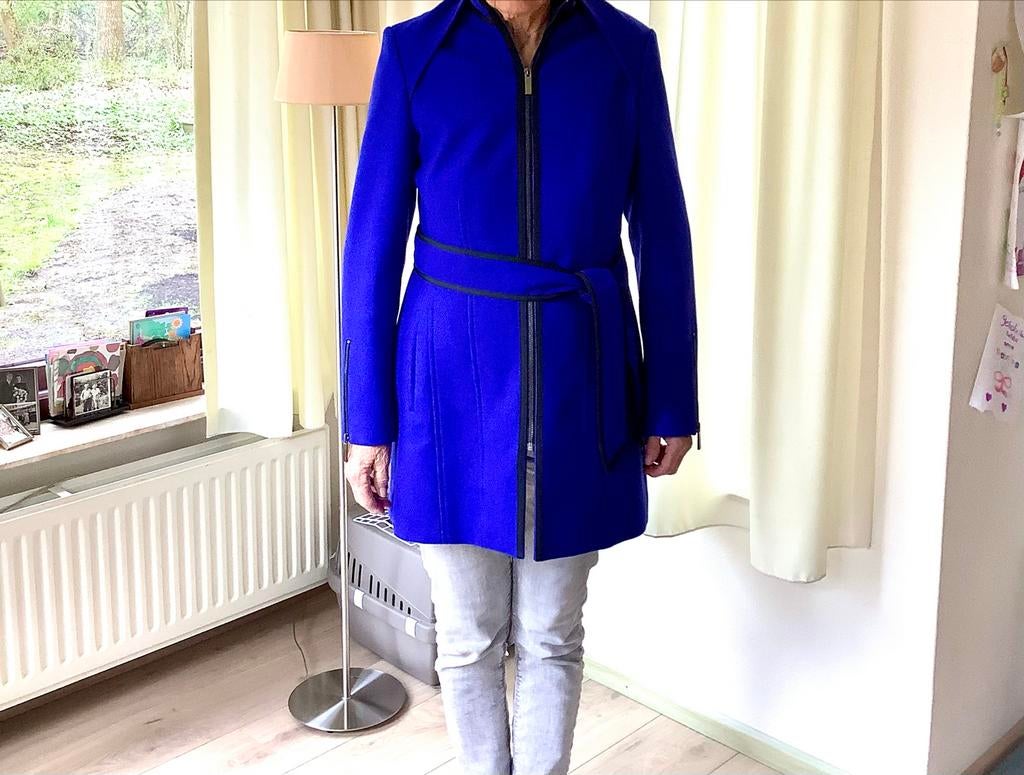 Mart Visser jas, maat 42, Ophalen, Gedragen, Maat 42/44 (L), Blauw