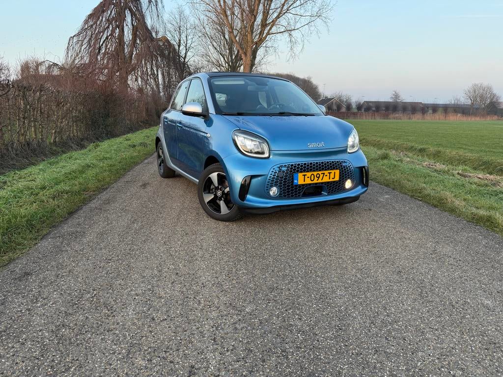 Smart ForFour Electric Drive 2021 cabrio dak, Auto's, Smart, Automaat, Cabriolet, Elektrisch, 1100 kg