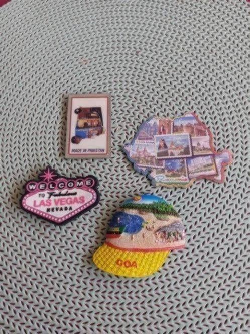 4xMagneten van Goa,Pakistan,Las Vegas,Romania, Ophalen of Verzenden, Nieuw