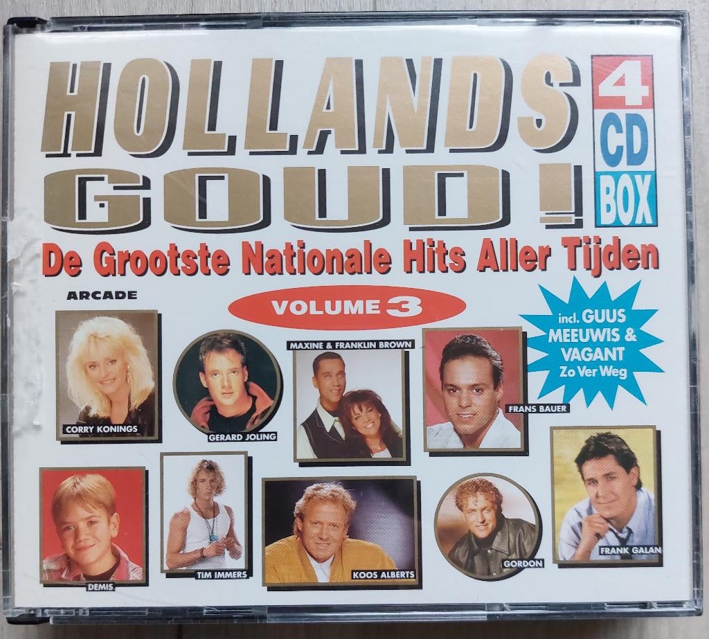 4CD Hollands Goud! - Volume 3, Cd's en Dvd's, Cd's | Verzamelalbums, Zo goed als nieuw, Nederlandstalig, Boxset, Ophalen