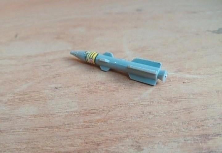 Gi joe gijoe action force wolverine sas 1983 missile rocket, Ophalen of Verzenden, Gebruikt