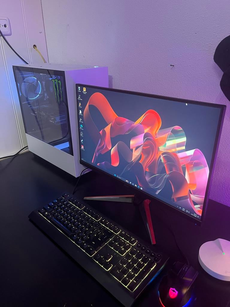 Gaming PC Ryzen 5 5600X, RX 6600 videokaart, Ophalen, Gebruikt, Gaming, SSD