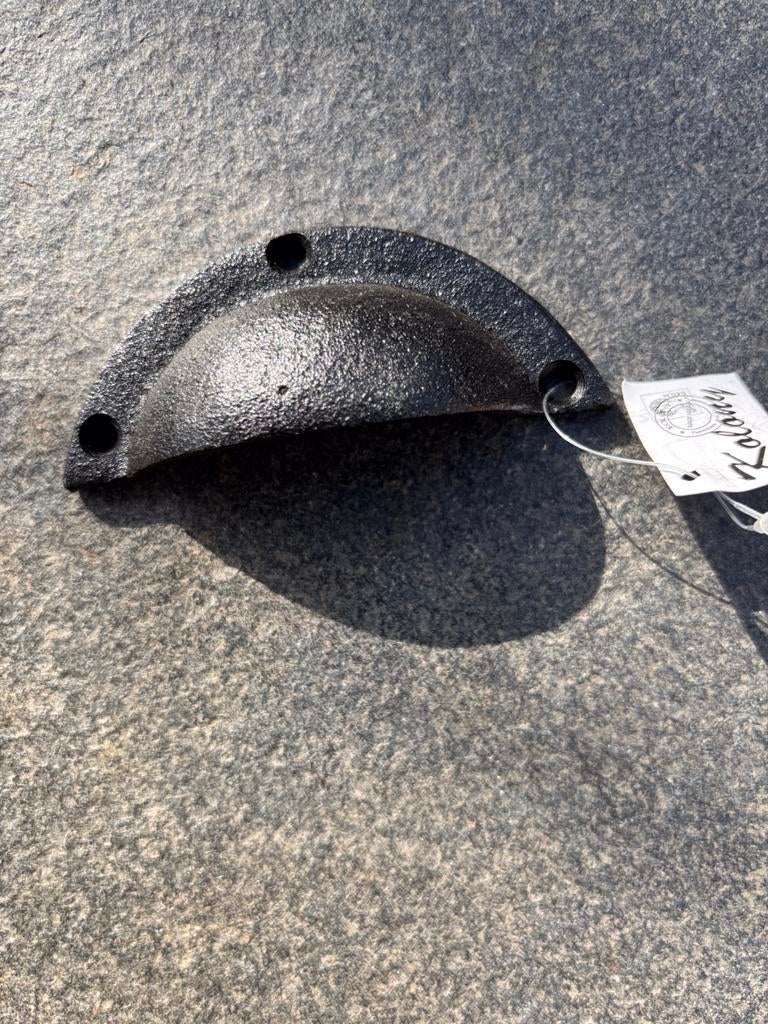 8 Vintage zwarte komgreepjes, gietijzer verouderd., Ophalen of Verzenden, Nieuw