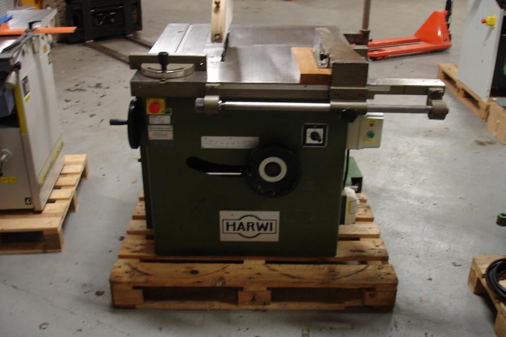 Harwi 130 zaagmachine, Doe-het-zelf en Verbouw, Gereedschap | Zaagmachines, Gebruikt, Cirkelzaag, 70 mm of meer, Ophalen of Verzenden