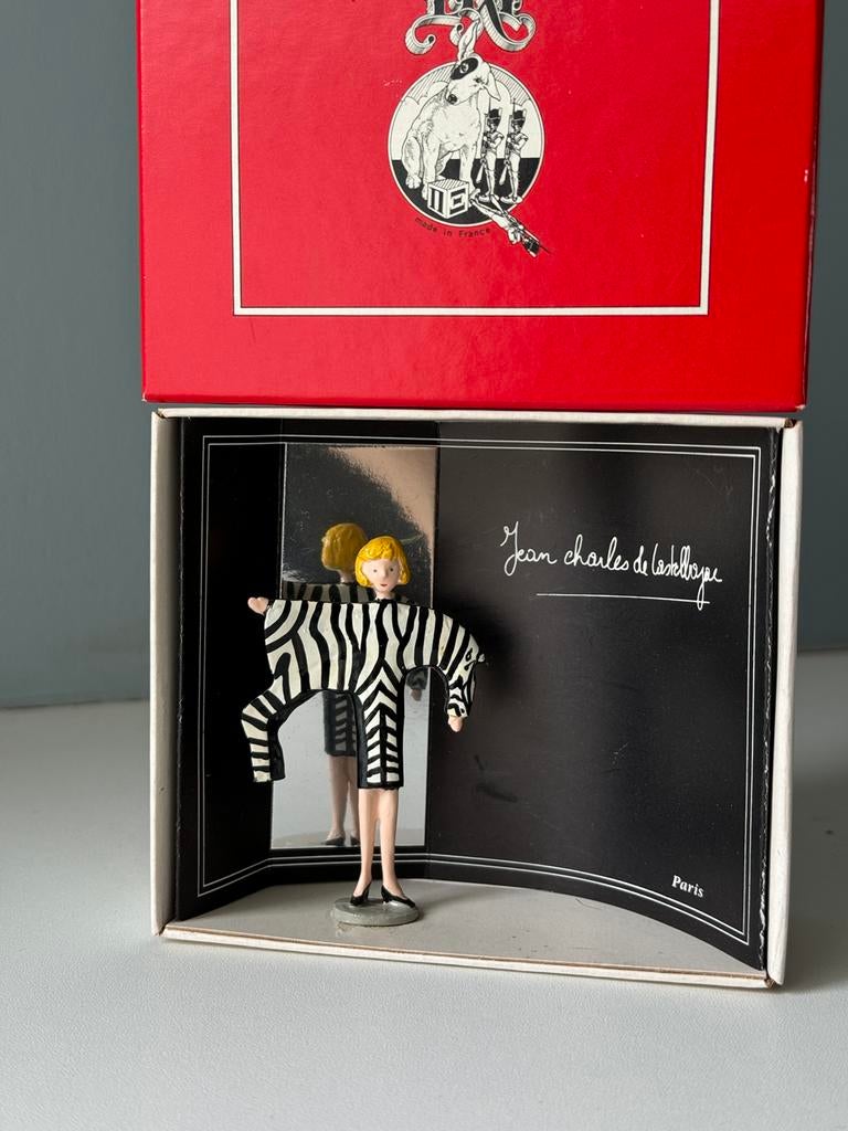 JC de Castelbajac zebrajurk 1987 - pixi mode, Ophalen of Verzenden, Asterix en Obelix, Zo goed als nieuw, Beeldje of Figuurtje