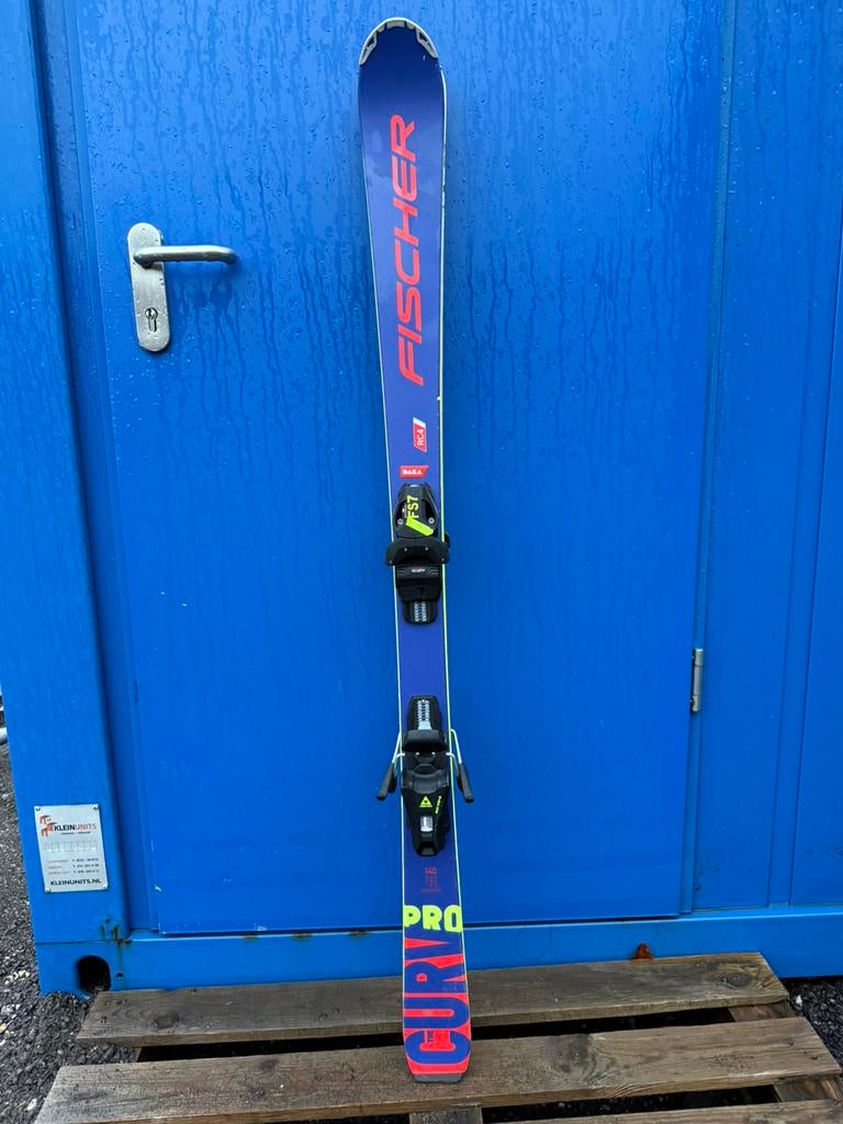 Kinder Fischer ski’s maat 140, Ophalen, Fischer, 100 tot 140 cm, Zo goed als nieuw