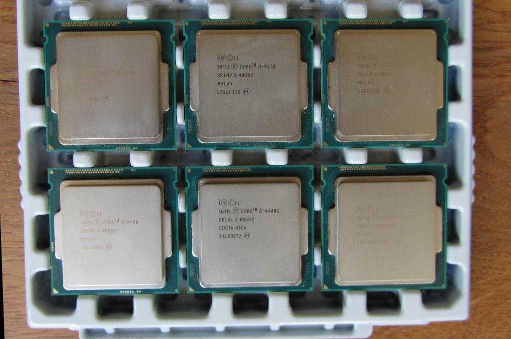 15x Intel Core-i3, -i5 en Core-i7 LGA 1150 vanaf 9 euro, Computers en Software, Processors, Ophalen, Zo goed als nieuw, 2-core