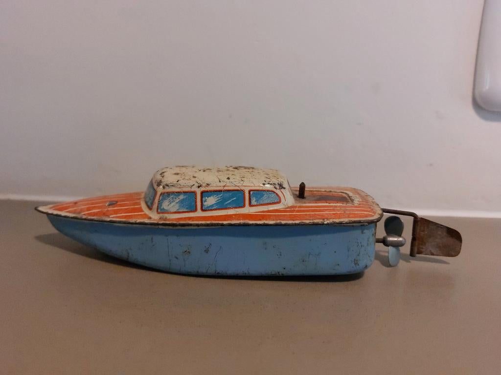 CKO (Kellermann) litho opwindboot – vintage blikken, Ophalen of Verzenden