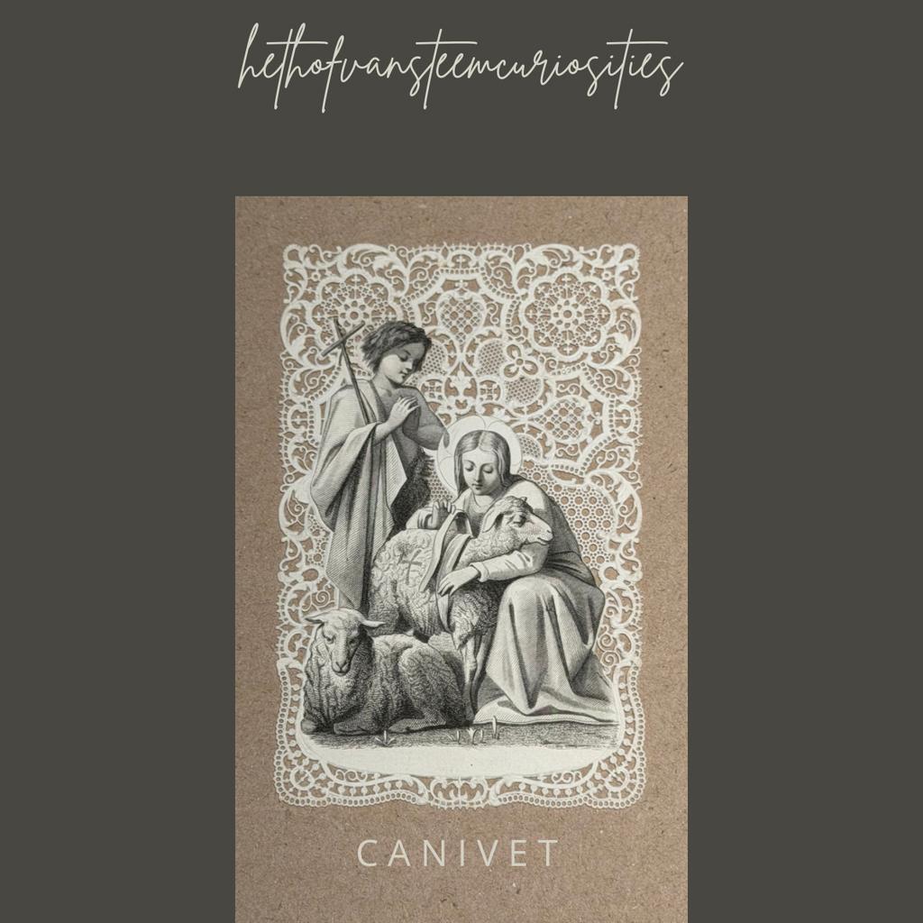 19e Eeuwse Franse Canivet - Le Bon Pasteur, Antiek en Kunst, Antiek | Religie, Ophalen of Verzenden