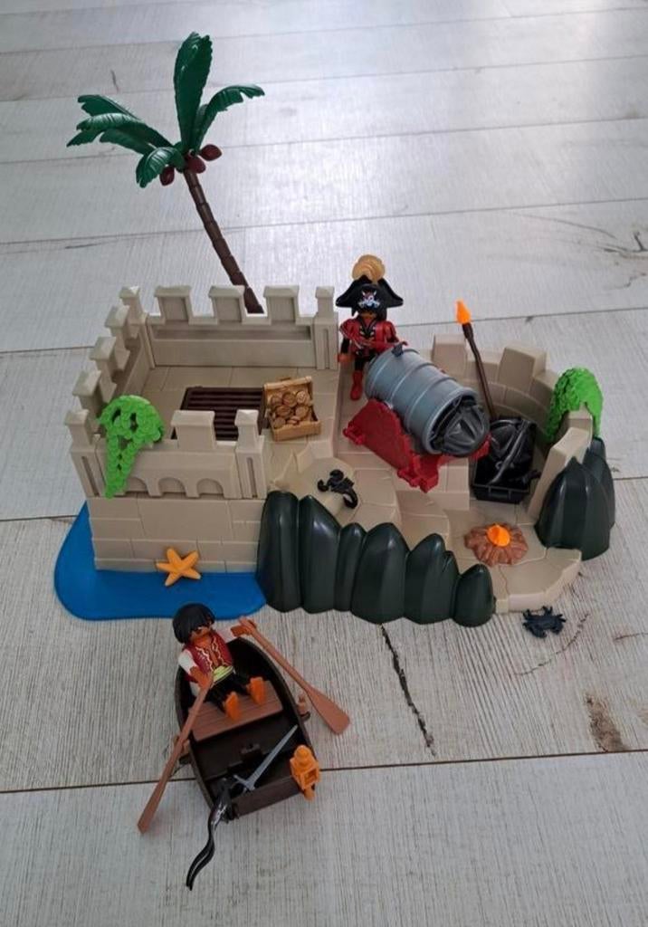 Playmobil Superset 4007 piratenvesting, Ophalen of Verzenden, Zo goed als nieuw, Complete set