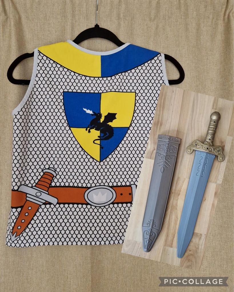 Ridder verkleedkleding met zwaard, Carnaval., Ophalen of Verzenden, Jongen of Meisje