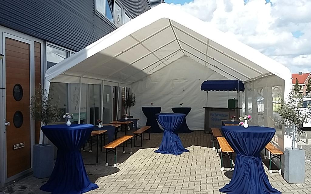 partytent 3x3 3x4 4x4 3x6 4x6 4x8 5x8 huren, Ophalen, Zo goed als nieuw, Overige