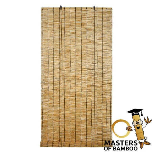 Rieten rolgordijnen en bamboe rolgordijnen te koop!, 200 cm of meer, 150 tot 200 cm, Crème, Nieuw