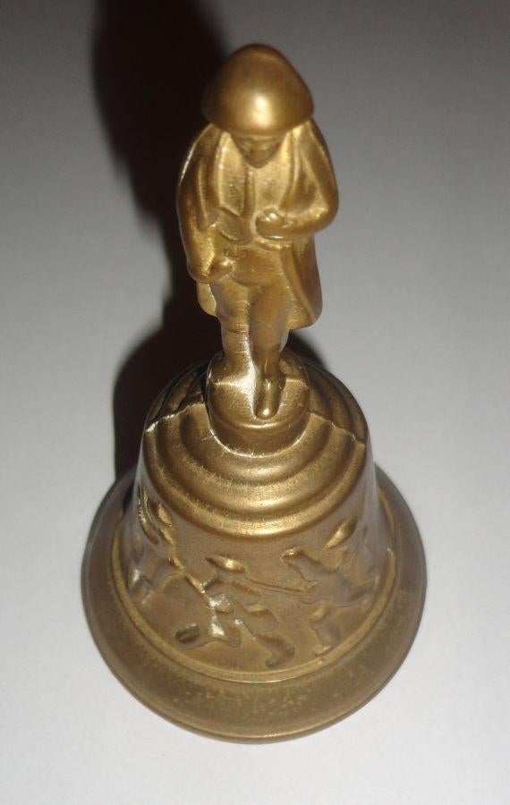 Bronzen tafelbel Napoleon, Antiek en Kunst, Antiek | Koper en Brons, Ophalen of Verzenden, Brons