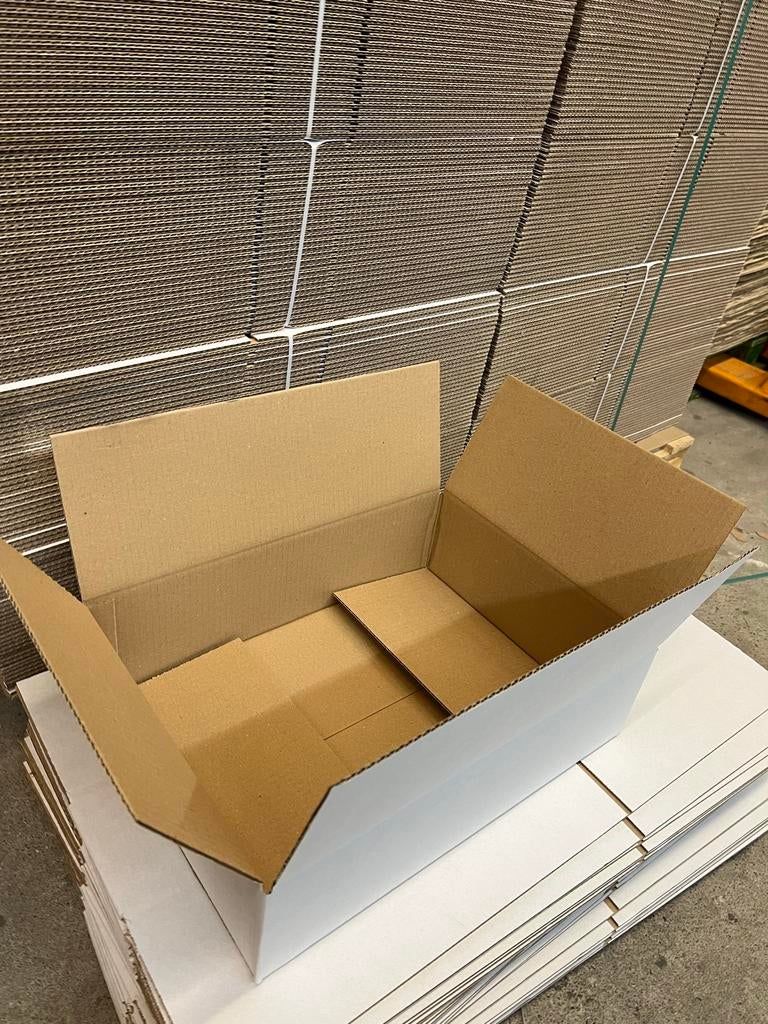 Dozen wit 530x245x130mm en 345x260x98 mm